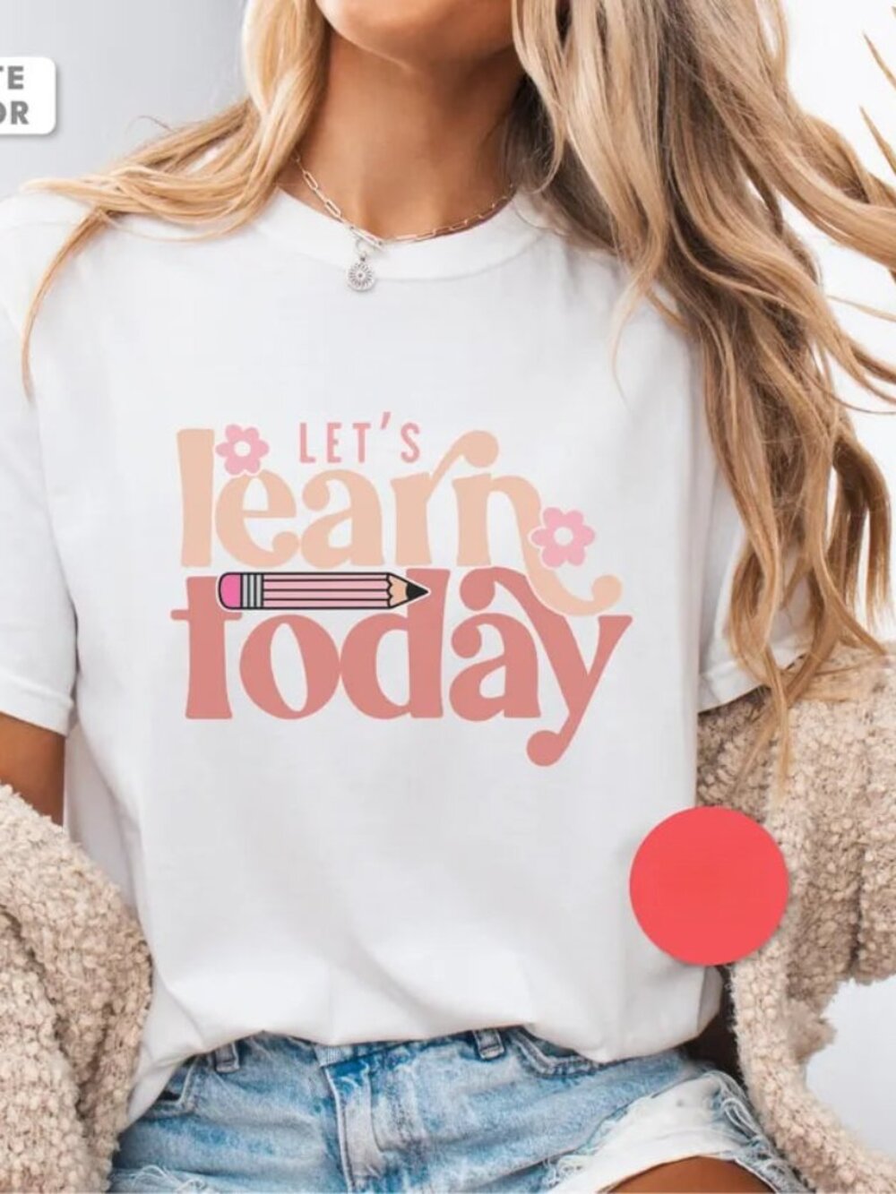 Lets Learn Today Shirt, Teacher Tee, Gift For Back To School Teacher